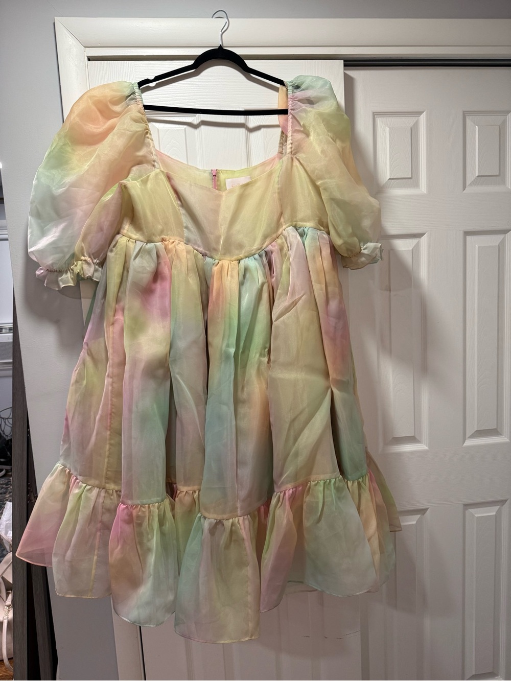 Selkie rainbow French puff dress (old size chart 3x ~16-18)